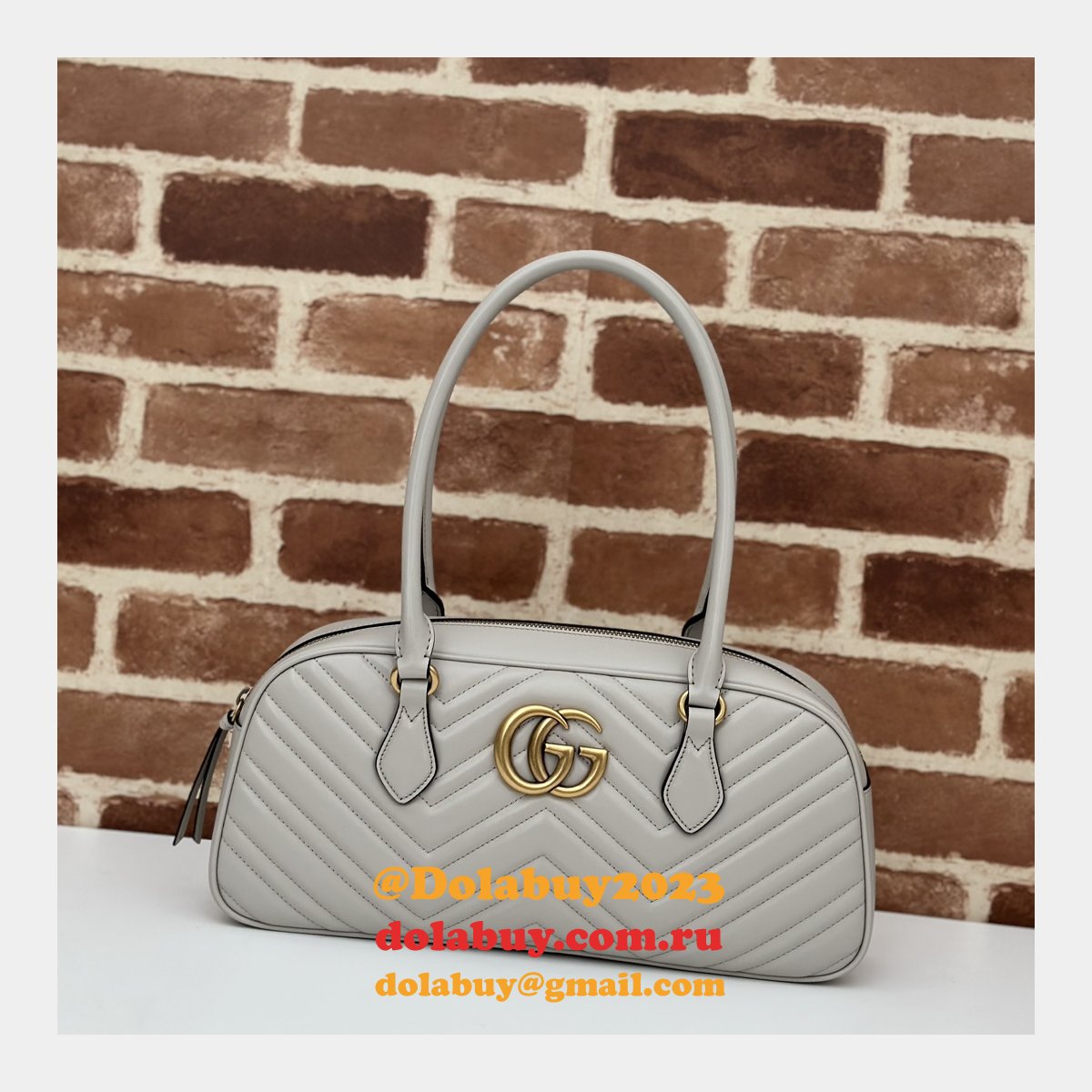Designer 795218 GG Marmont Gucci Replica Top Handle Bag