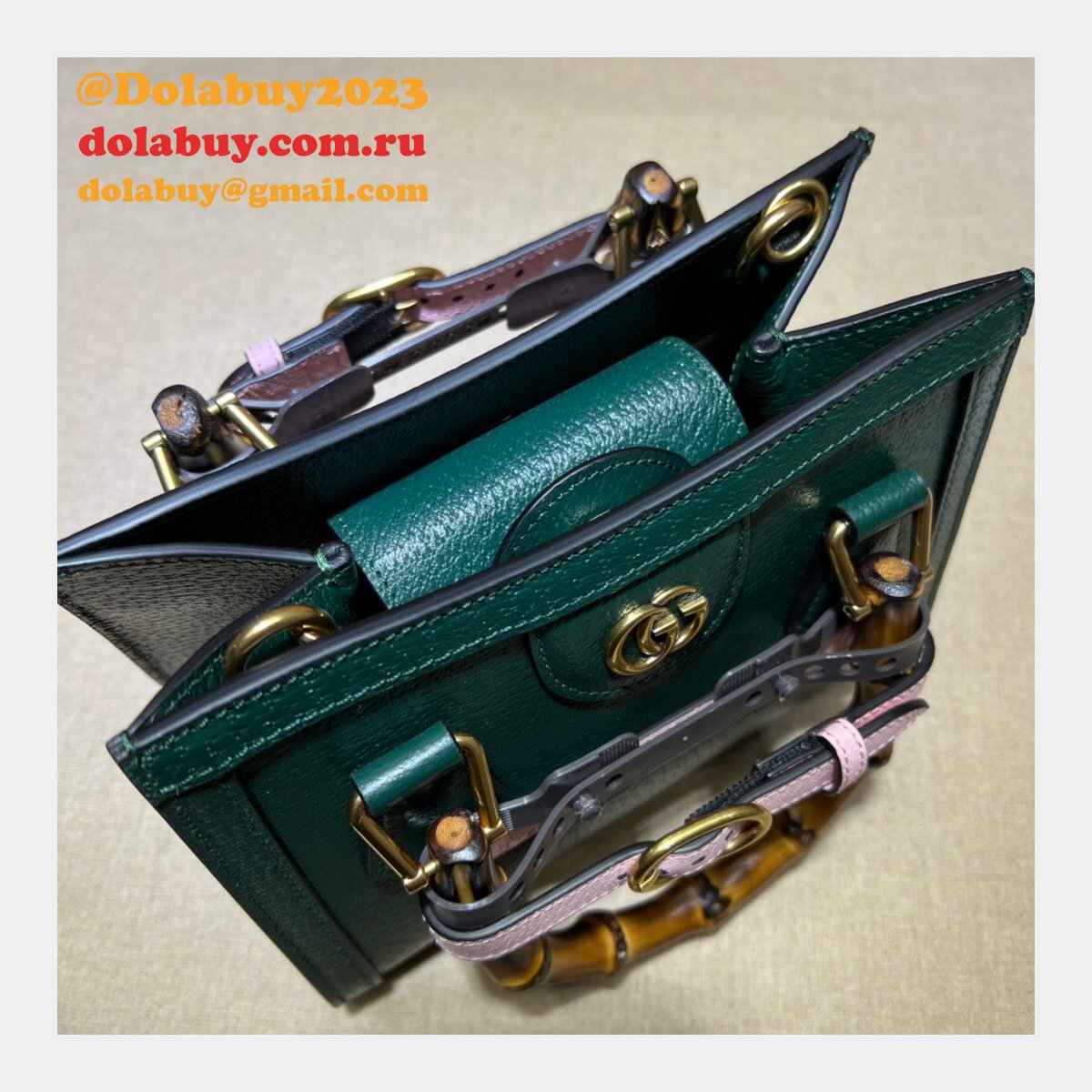 Gucci designer replica 702732 Diana mini tote bag leather