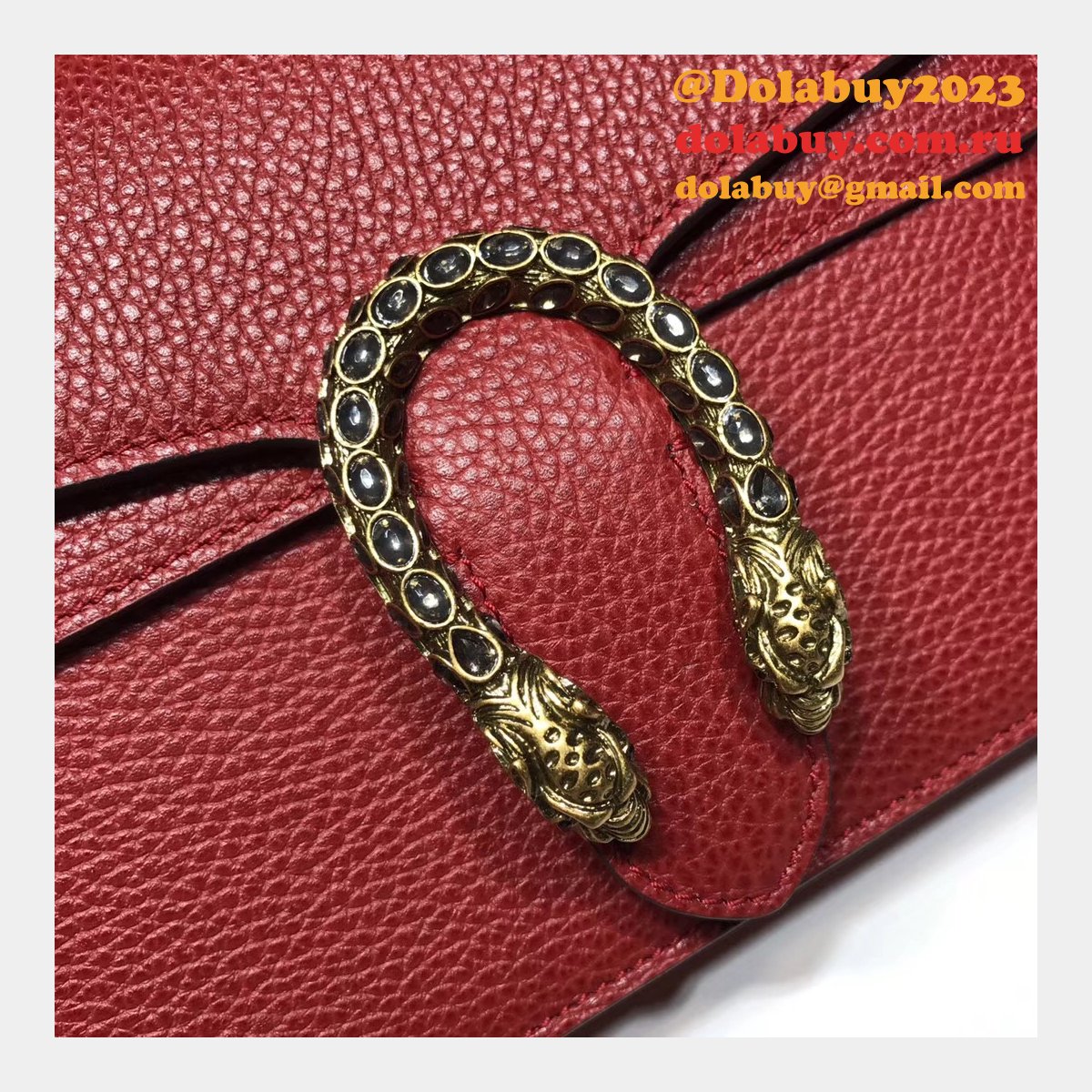 7 Star Gucci Replica Dionysus leather mini 421970 bag