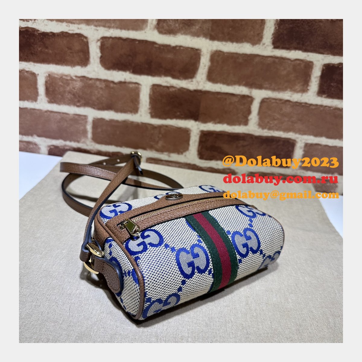 Ophidia GG Supreme Replica Gucci 517350 AAA+ Bag