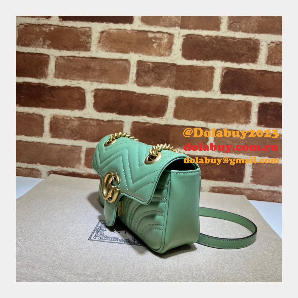 Perfect Gucci GG Marmont 446744 Replica Handbags