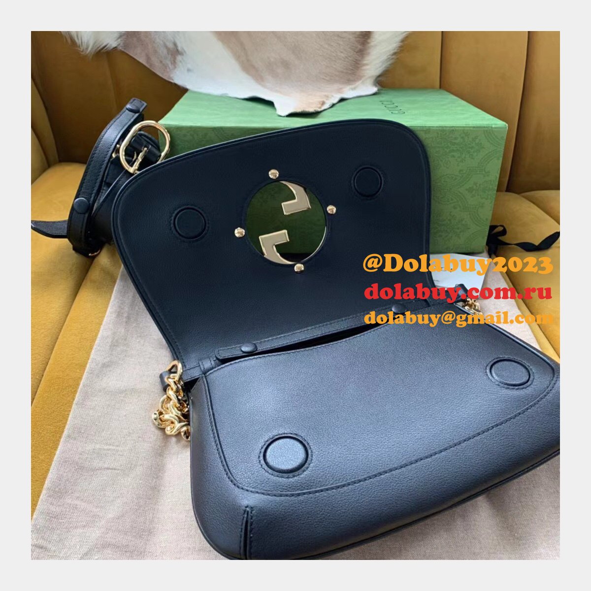 Leather Gucci Fake High Quality Blondie Shoulder 699268 Bag
