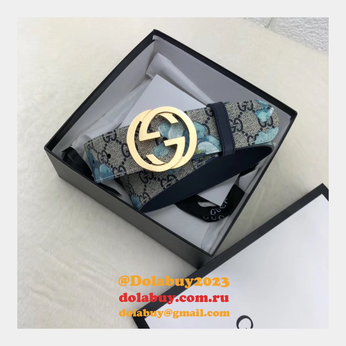Gucci Belt With Double G Buckle 38mm-1 Top Quality