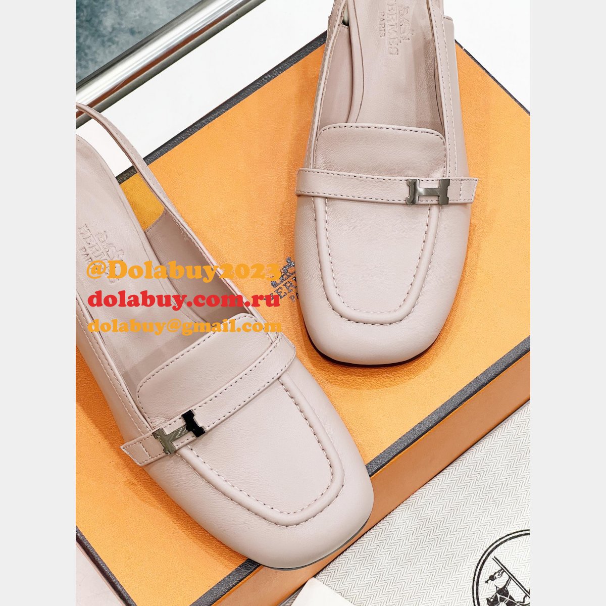 Designer Infinie Pump Hermes Knockoff Sandals Shoes