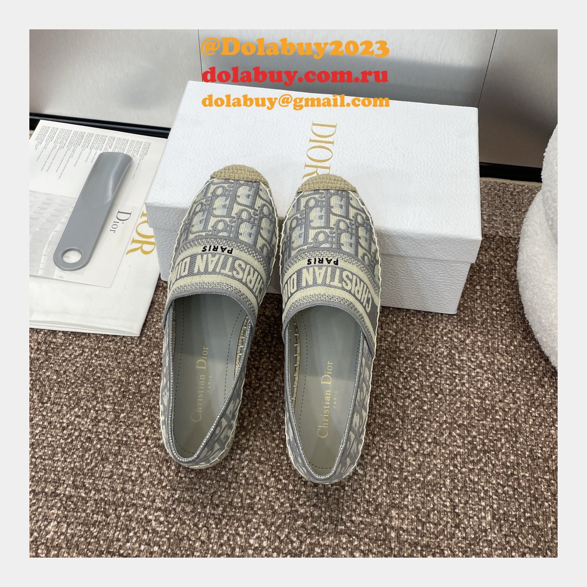 Wholesale Fashion Dior Granville Espadrille