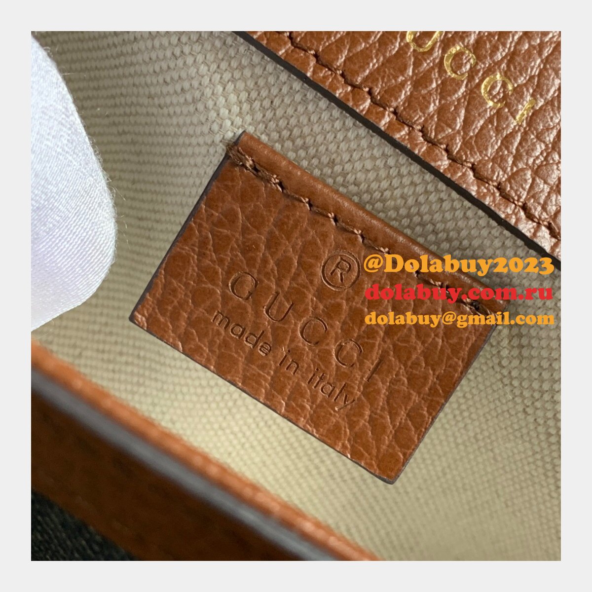 High Quality Gucci Replica Horsebit 1955 mini bag 658574 GG Supreme canvas