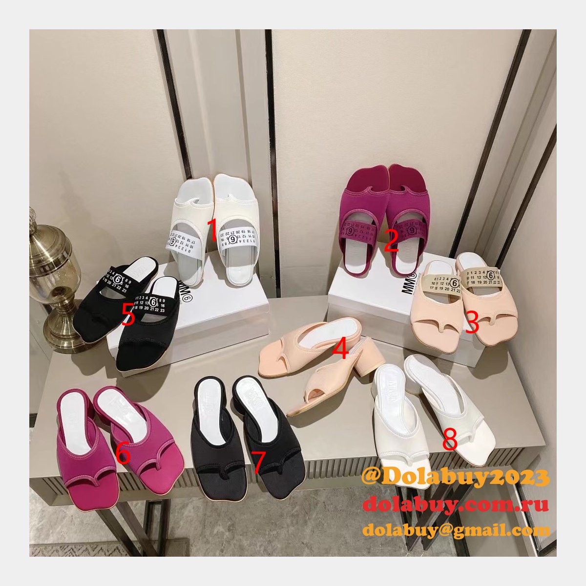 Best Deals Dolabuy Replica Maison Margiela MM6 flip flops products