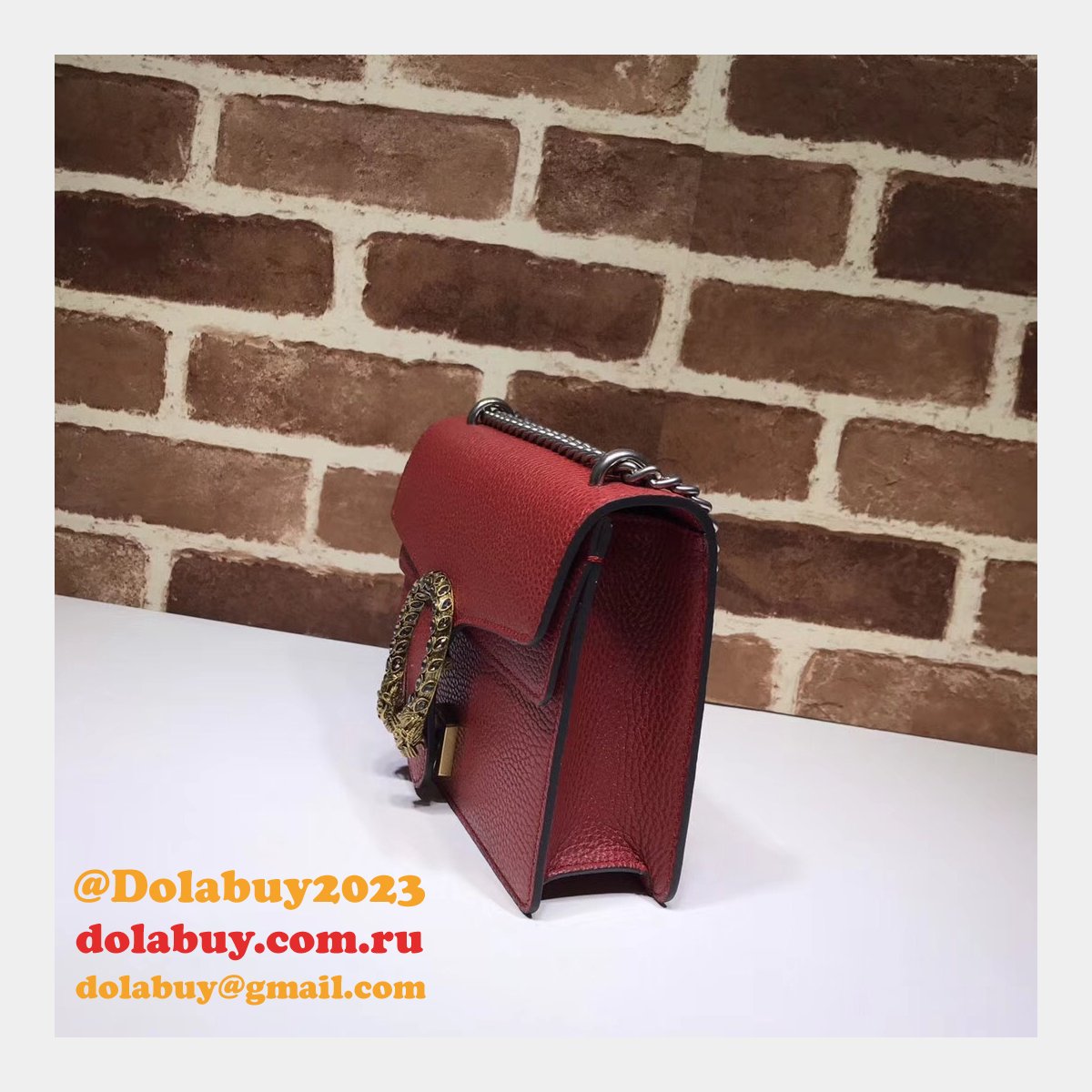 7 Star Gucci Replica Dionysus leather mini 421970 bag