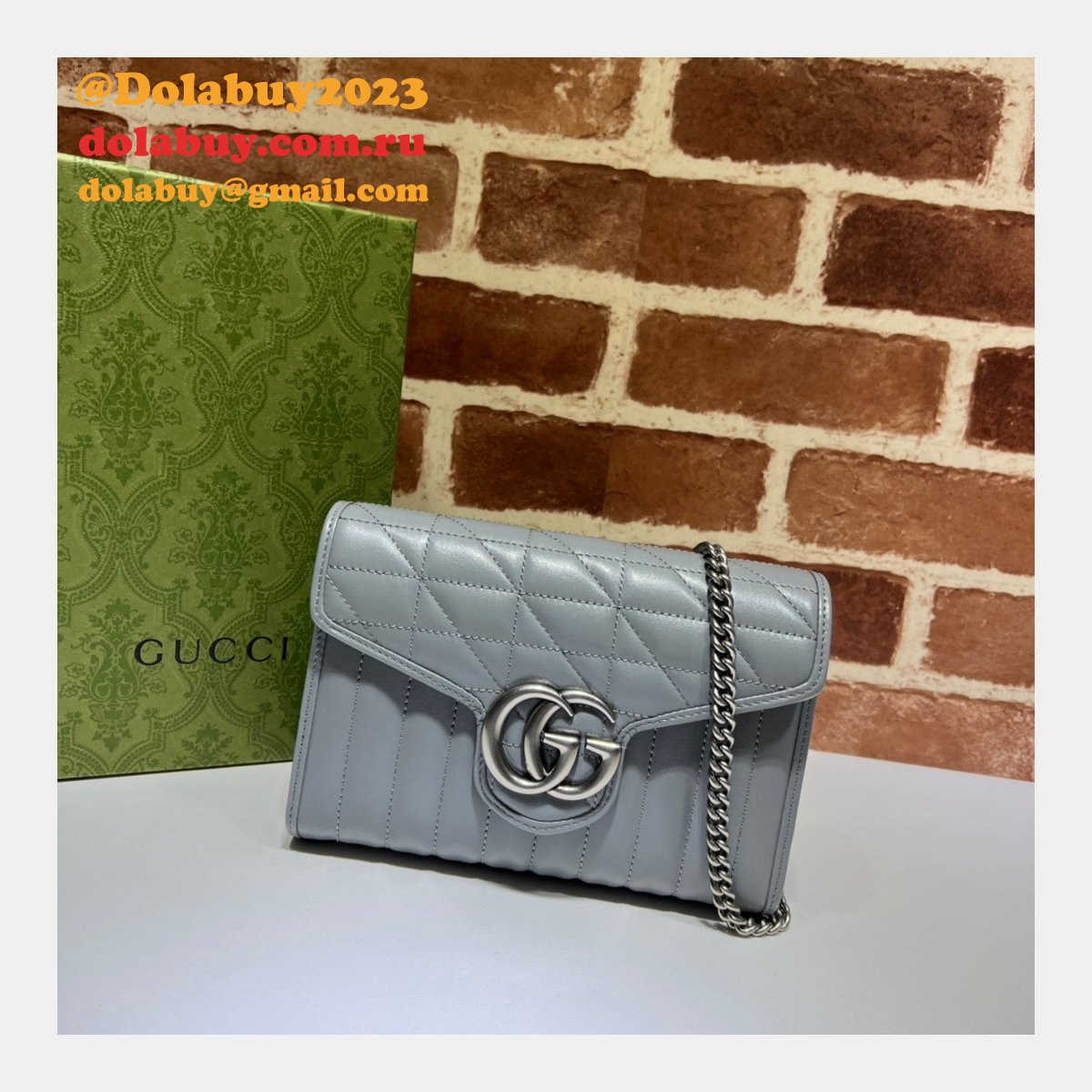 Wholesale Gucci UK 474575 GG Marmont matelassé mini bag