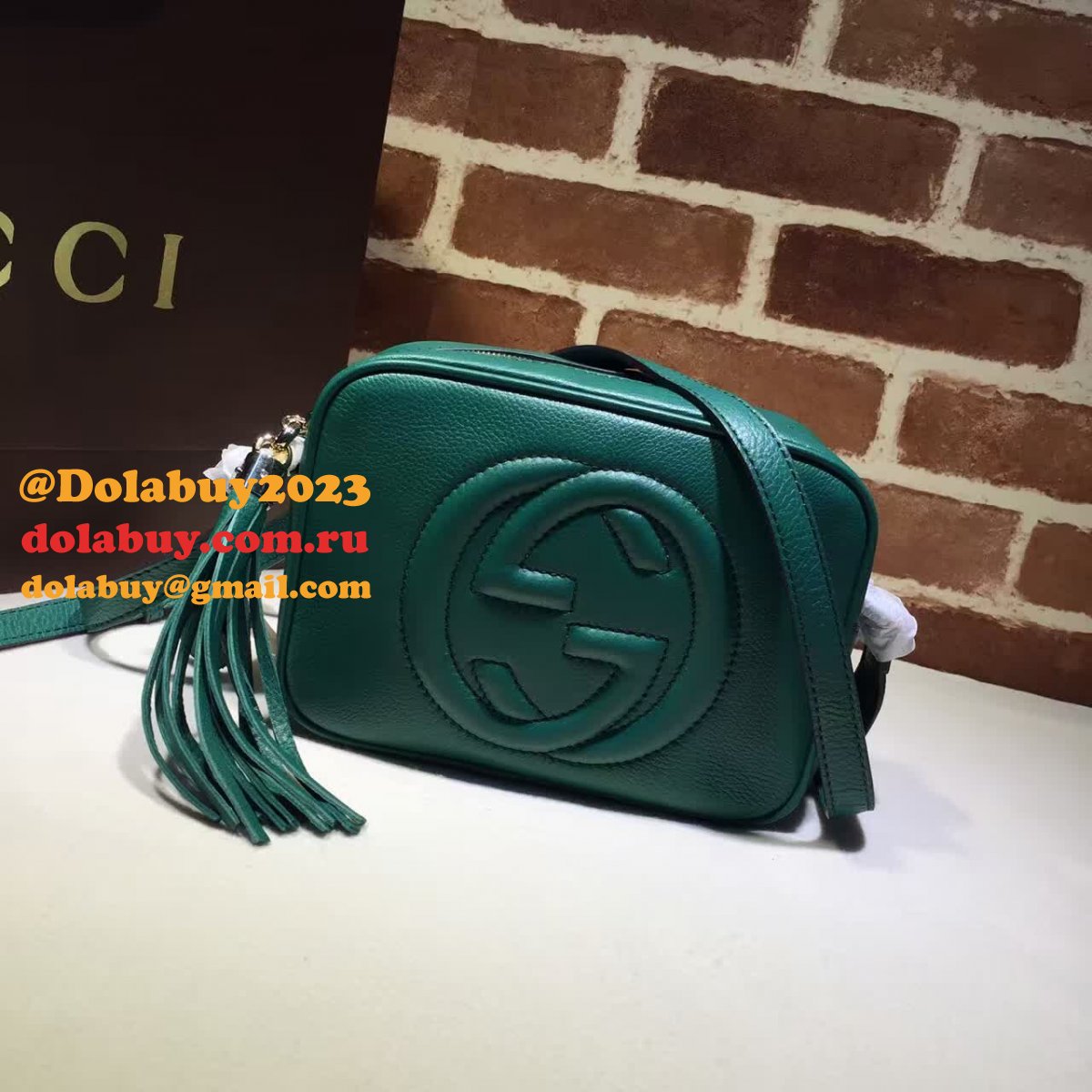 AAA+ Gucci Replicas Soho small leather disco 308364 bag