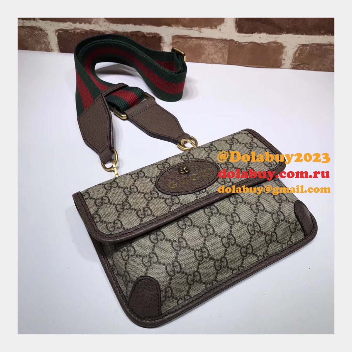 Replica Gucci GG Supreme Neo Vintage Messenger Bag