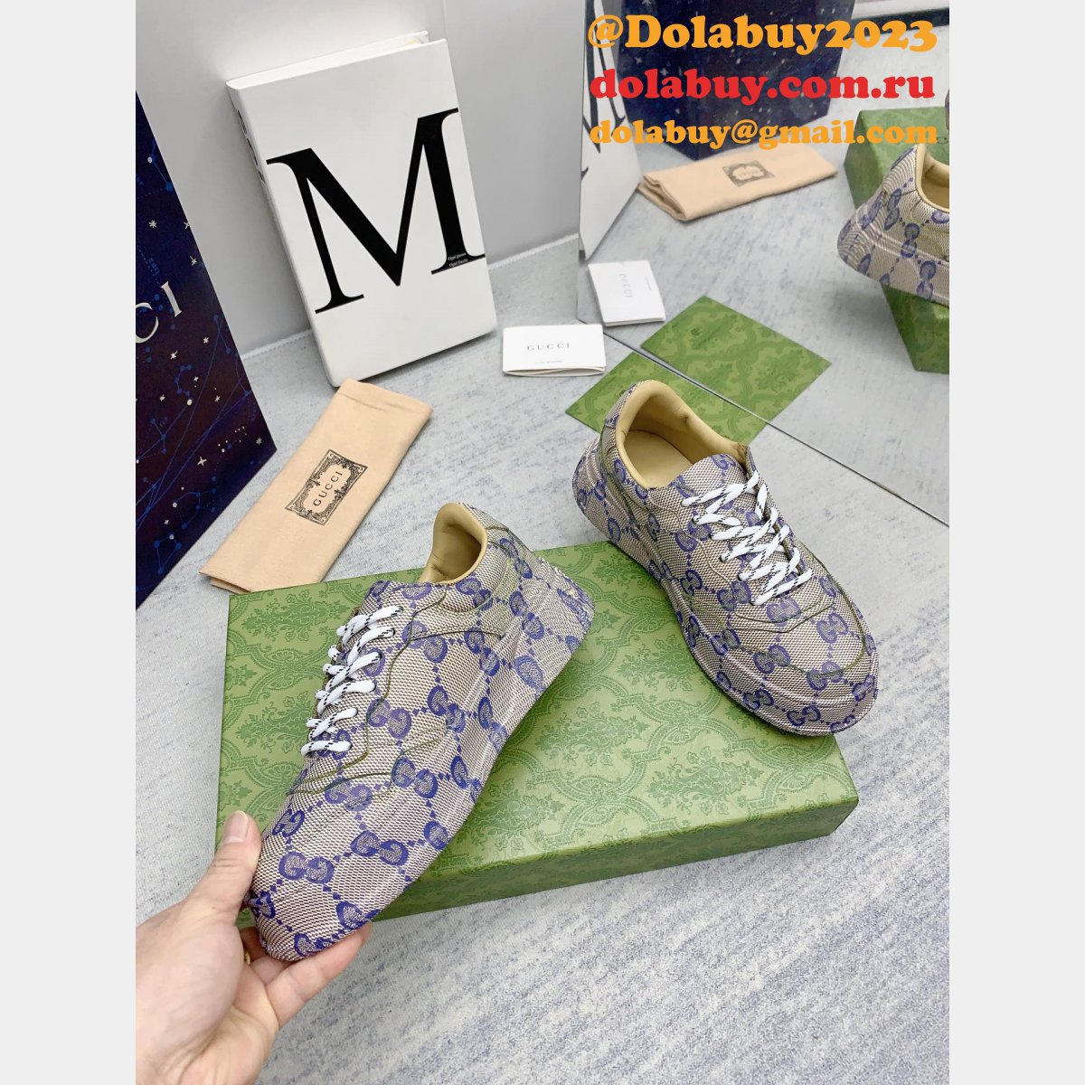 Designer Replica Gucci Biscuit Classic Presbyopia Shoes