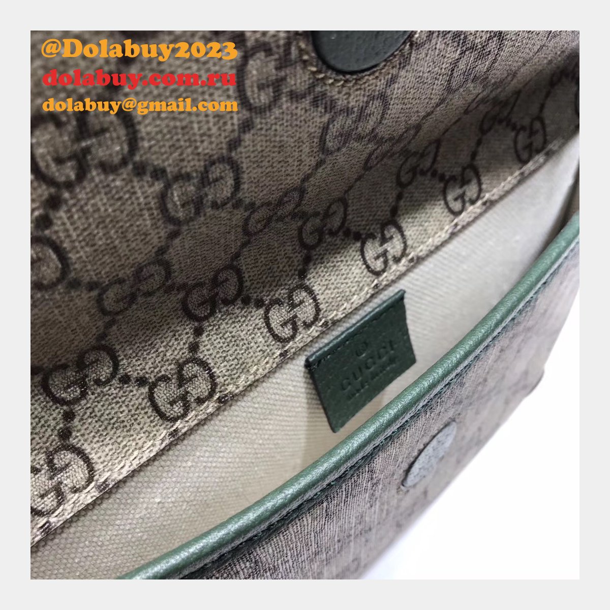 Designer Gucci Neo Vintage GG Supreme belt Replica 493930 bag
