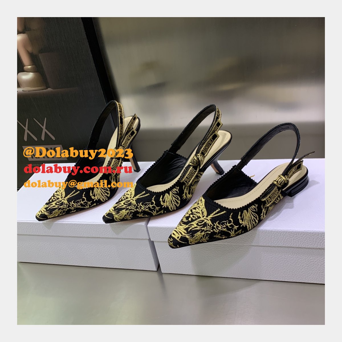 Replica Christian Dior J''ADIOR 2023 Macrame Shoes