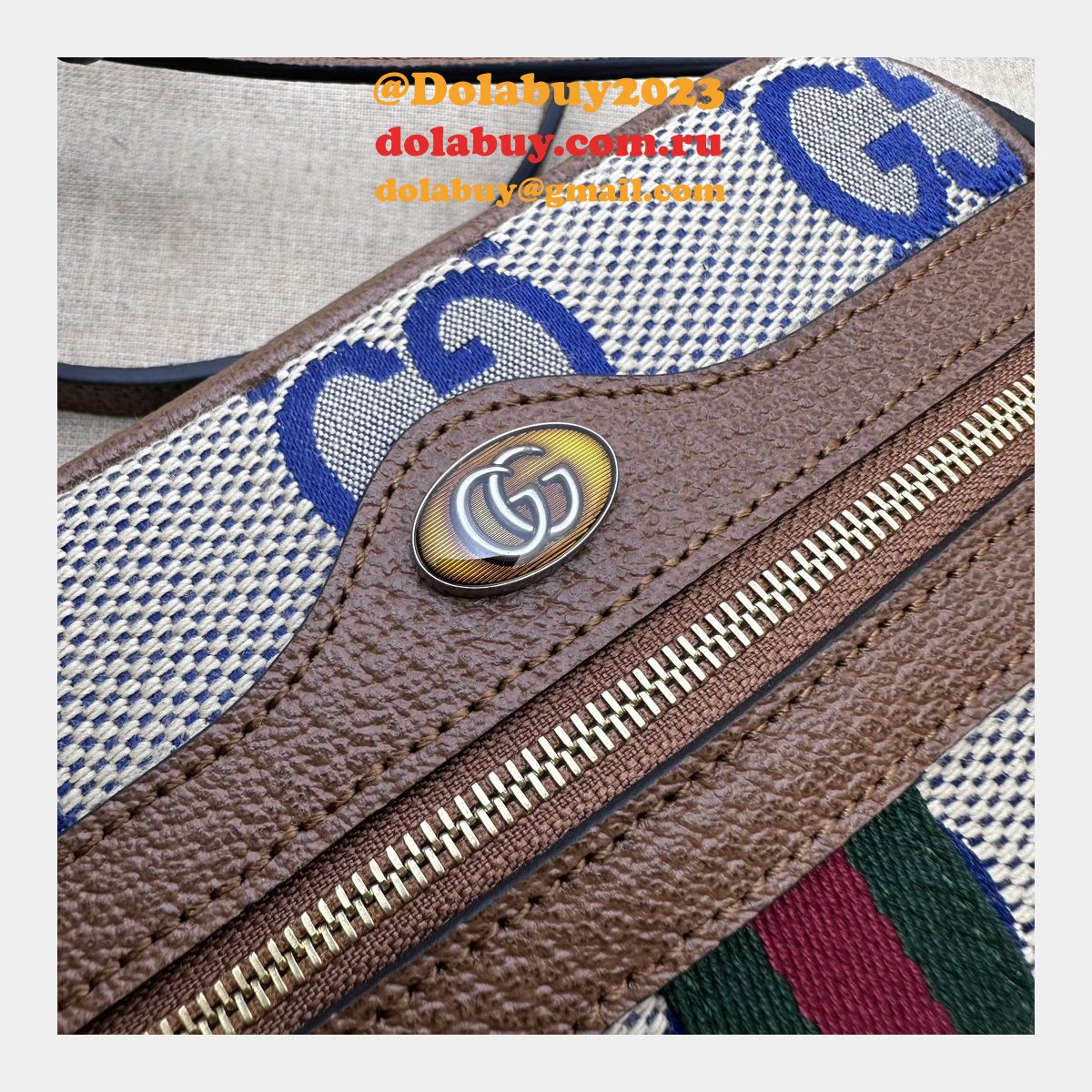 Ophidia GG Supreme Replica Gucci 517350 AAA+ Bag