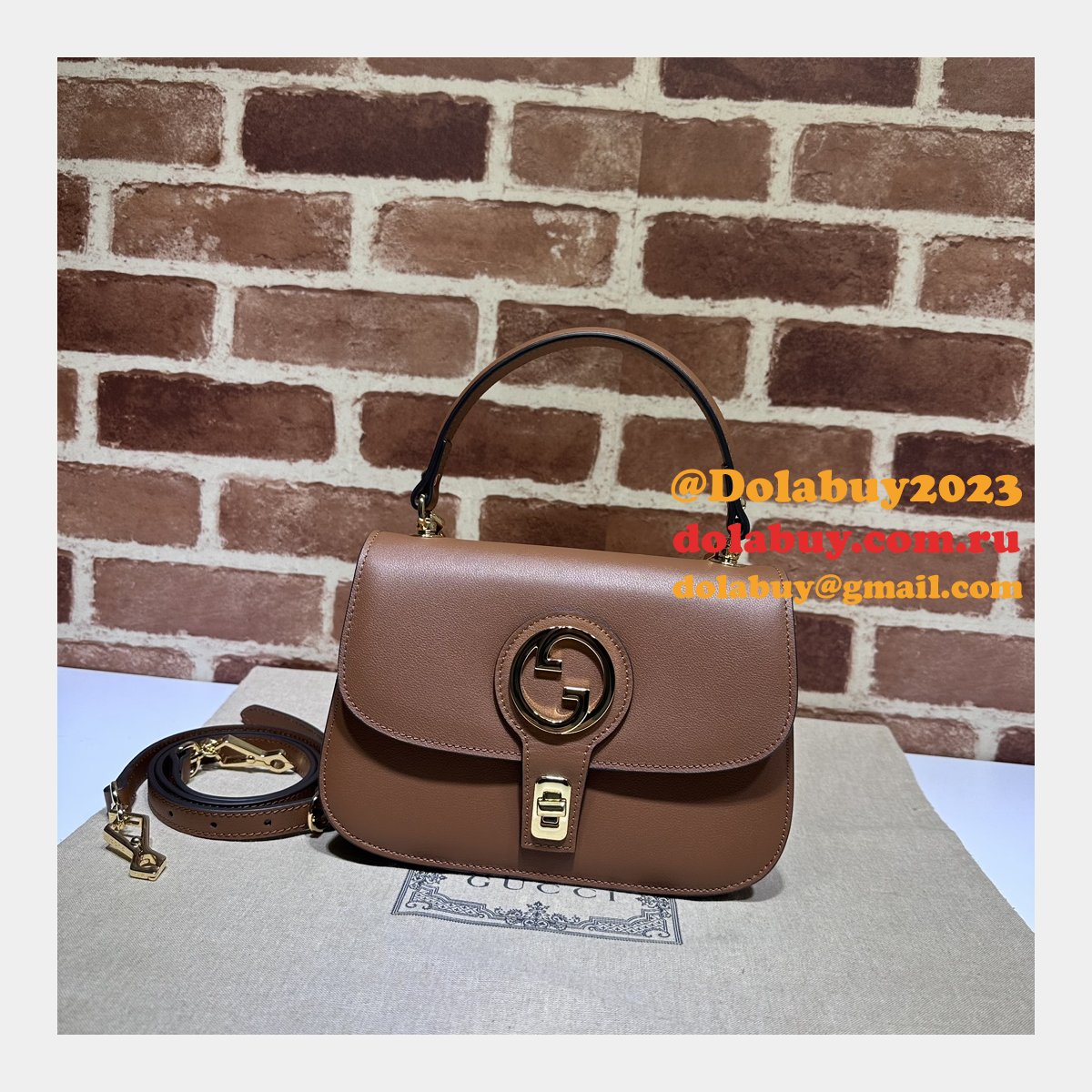 High Quality Gucci Blondie Top-handle 735101 Designer Bag