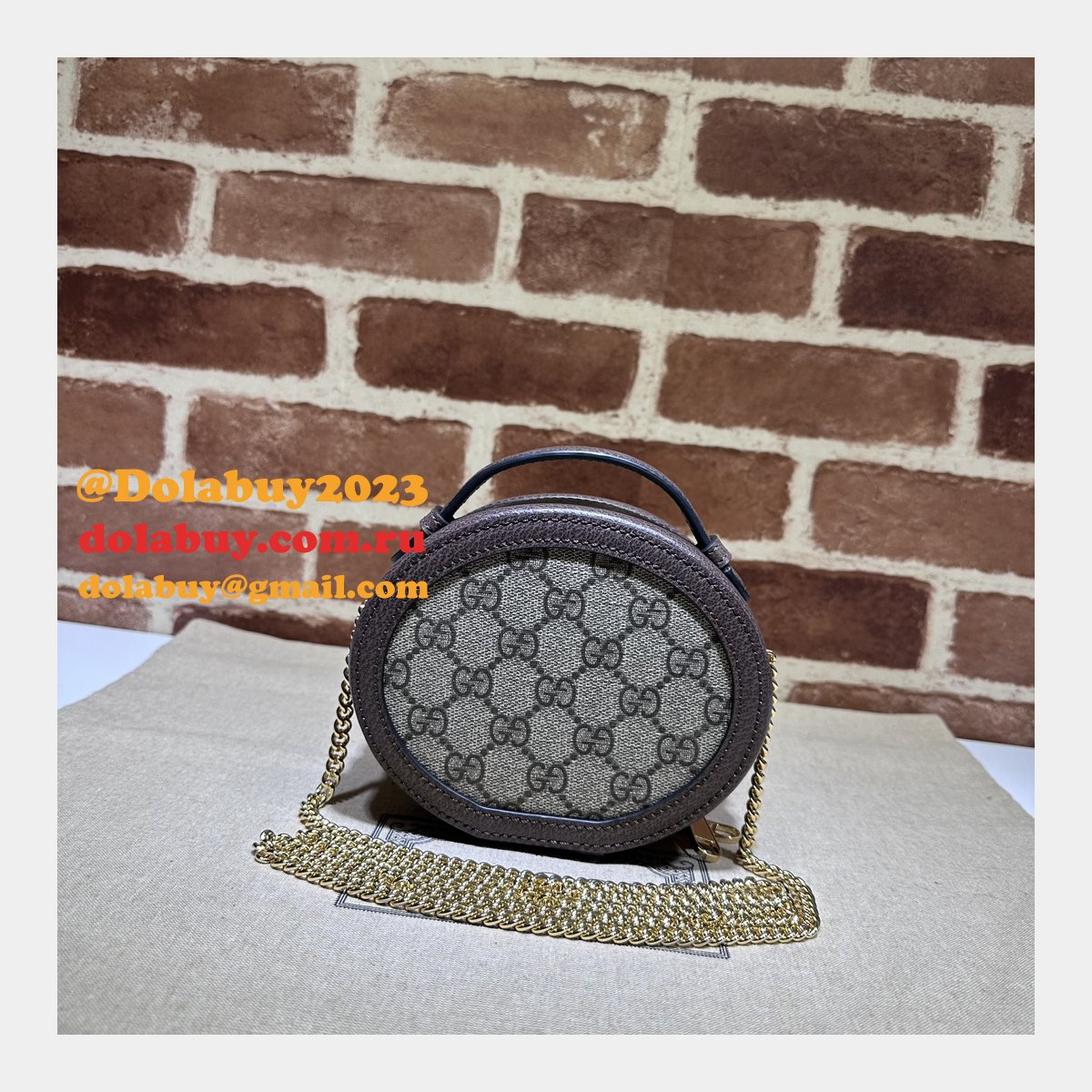 Fashion Replica 725147 Ophidia Gucci Chain Wholesale Bag