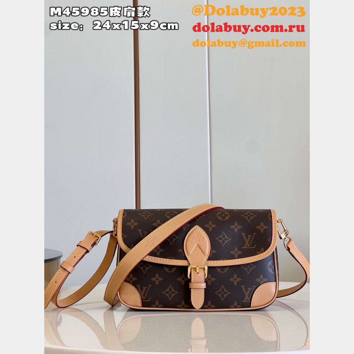 Diane Monogram Canvas M45985 Replica Louis Vuitton Luxury Bag