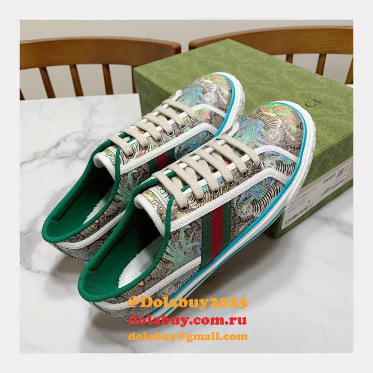 Replica Gucci Canvas Shoes 1977 Series Women/Men Quality For Sale