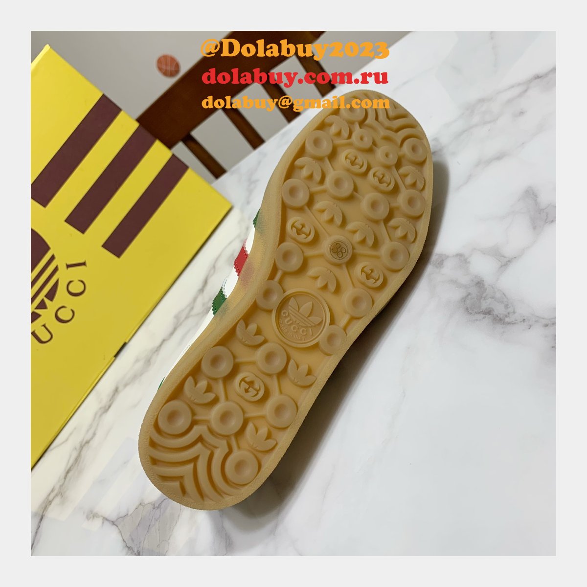 Duplicate Gucci X Adidas Shamrock Joint Skate Men/Women Shoes
