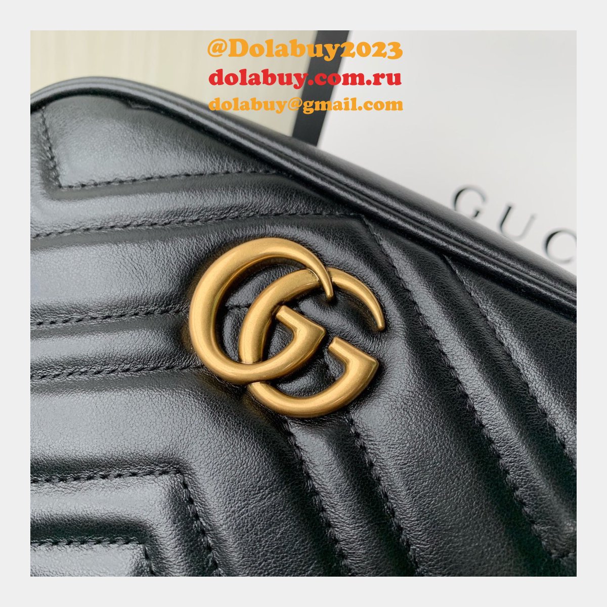 Gucci Replica GG Marmont matelassé mini 448065 bag