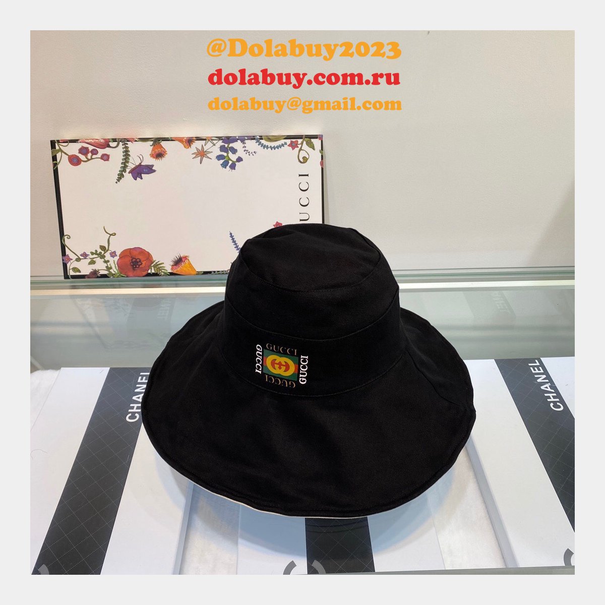 Fake Gucci Wearable on both sides hats