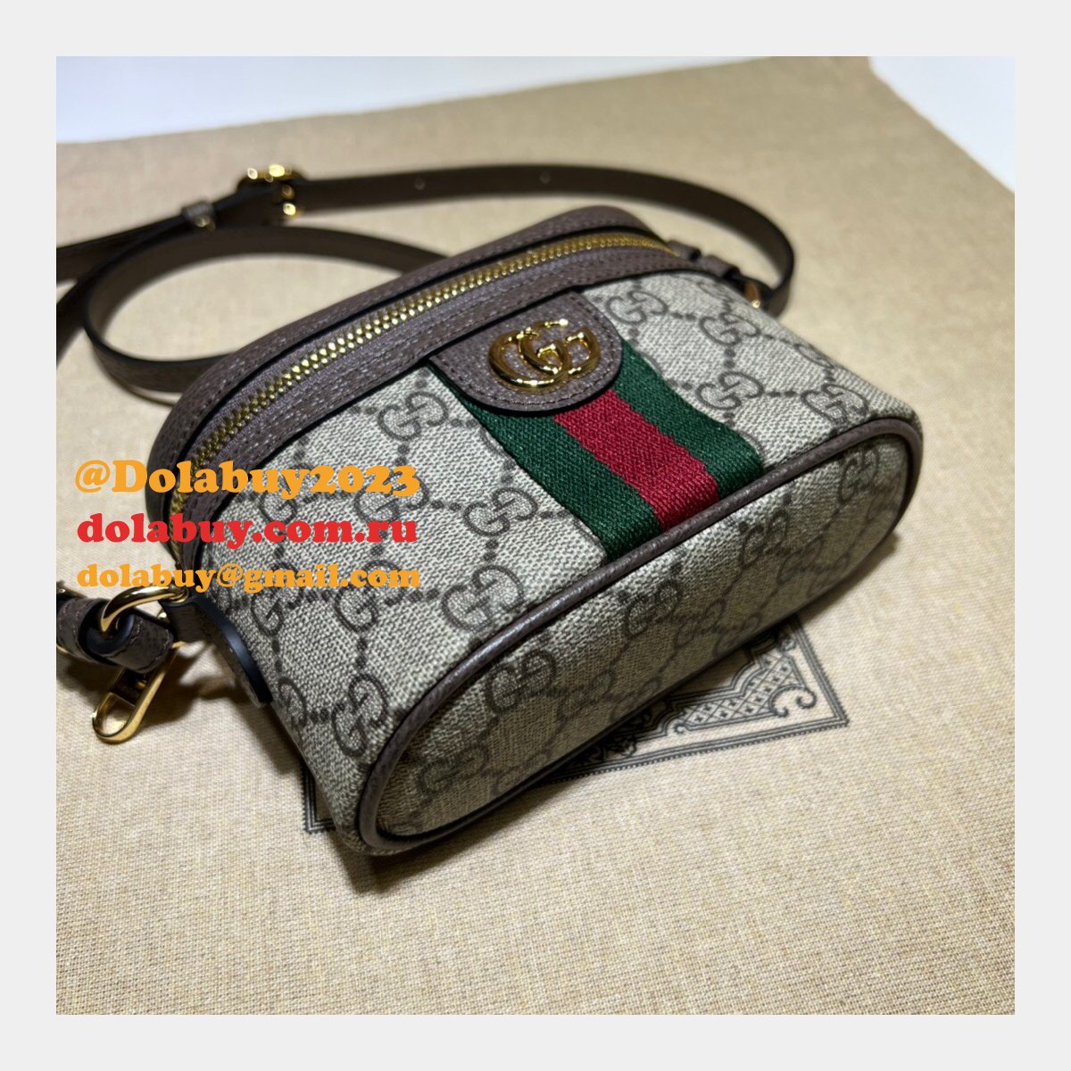 1:1 Quality Gucci Replica Ophidia GG Top Handle 699532 Bag