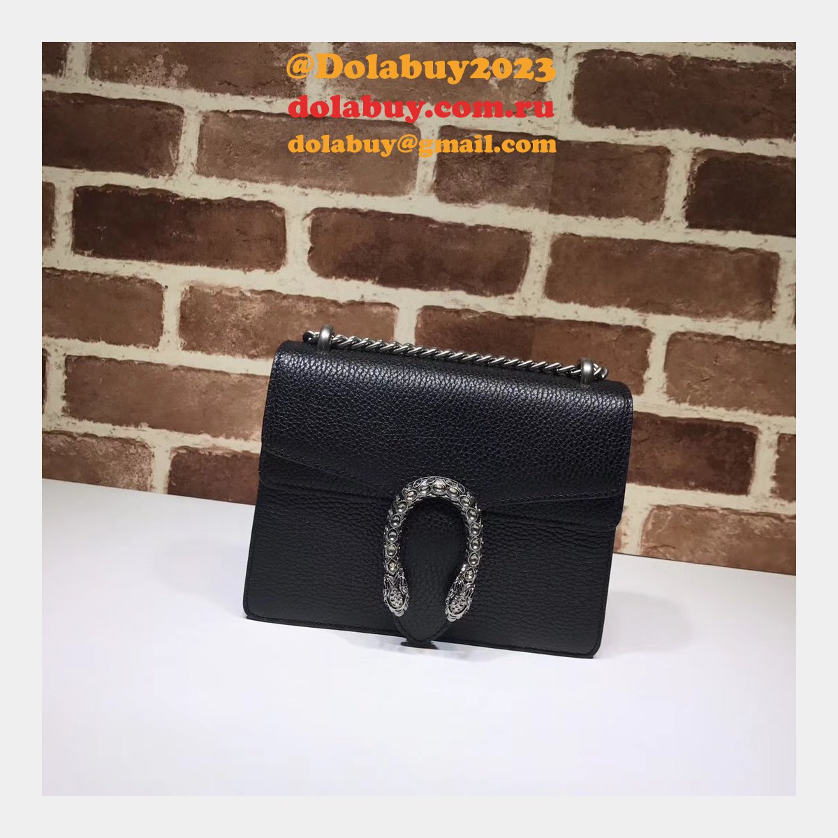 7 Star Gucci Replica Dionysus leather mini 421970 bag