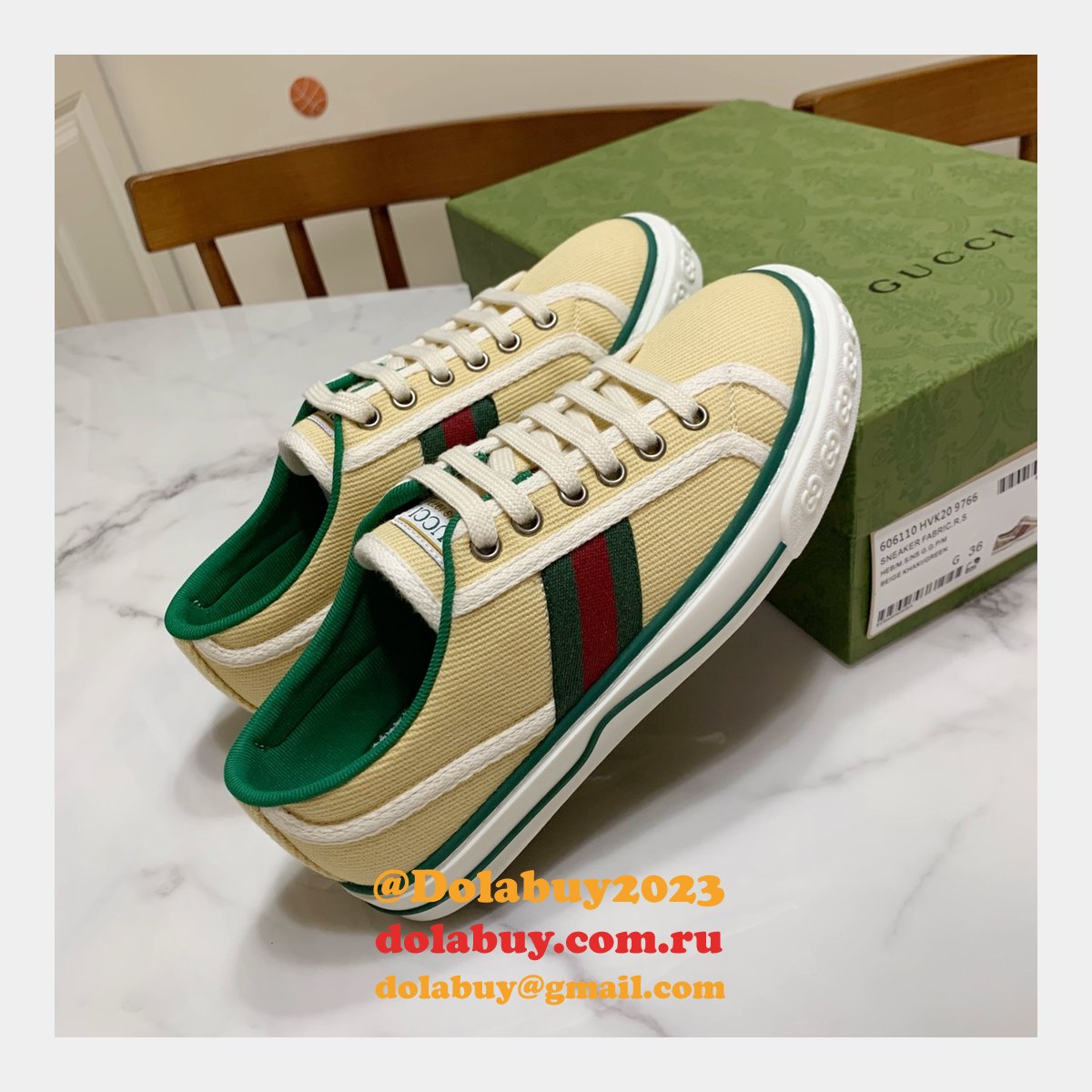 Duplicate Men/Women Best 1977 Gucci Replica High Quality Canvas Shoes