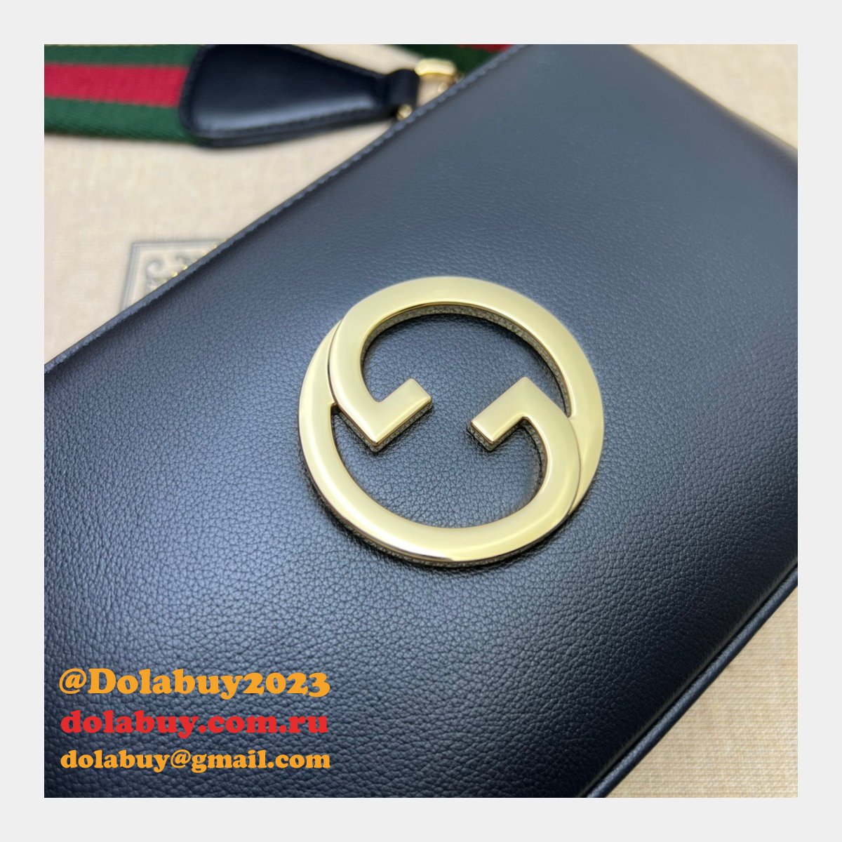 Gucci 724599 Blondie 1:1 Mirror Black 7 Star Bag