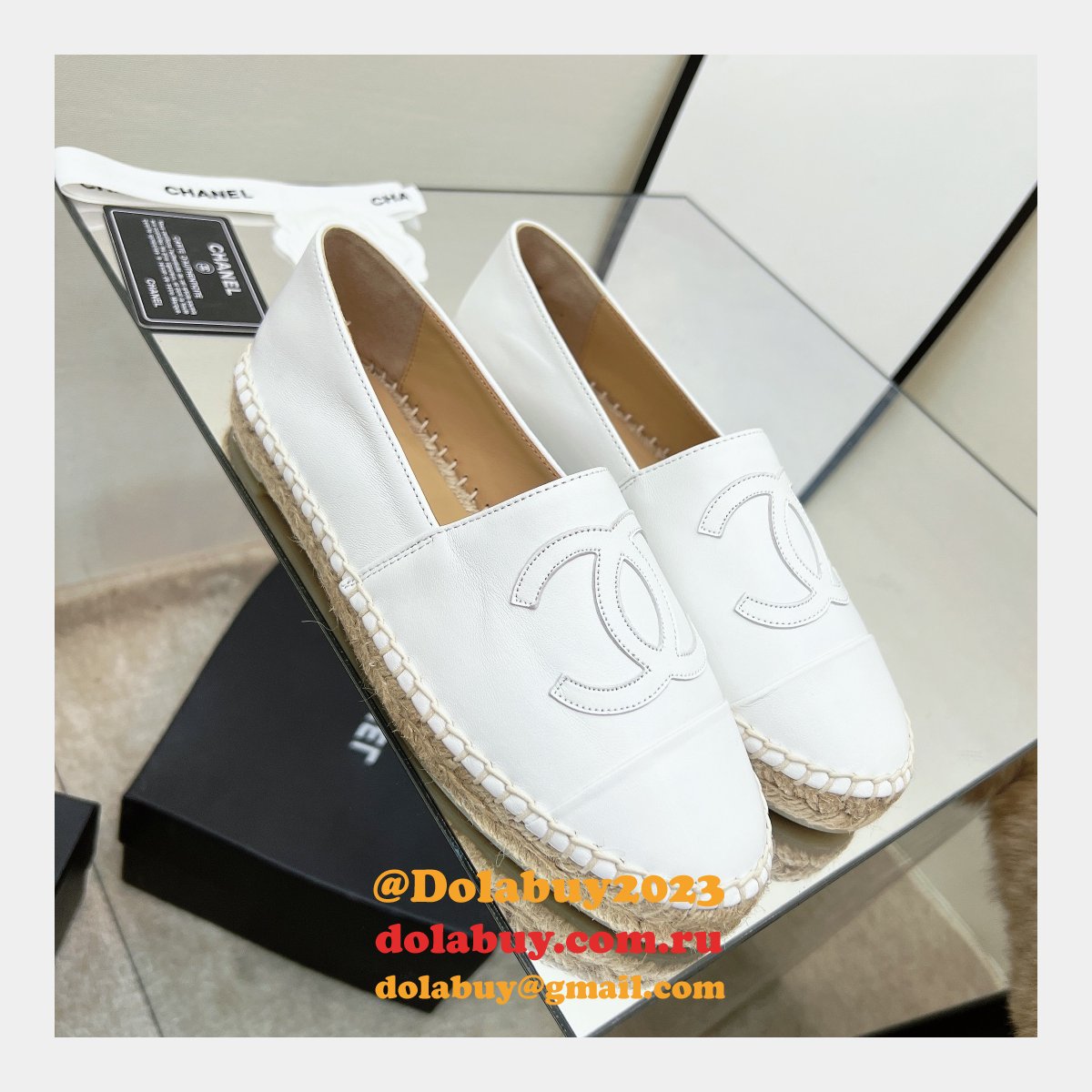 High Quality CC Designer ESPADRILLES SHOES