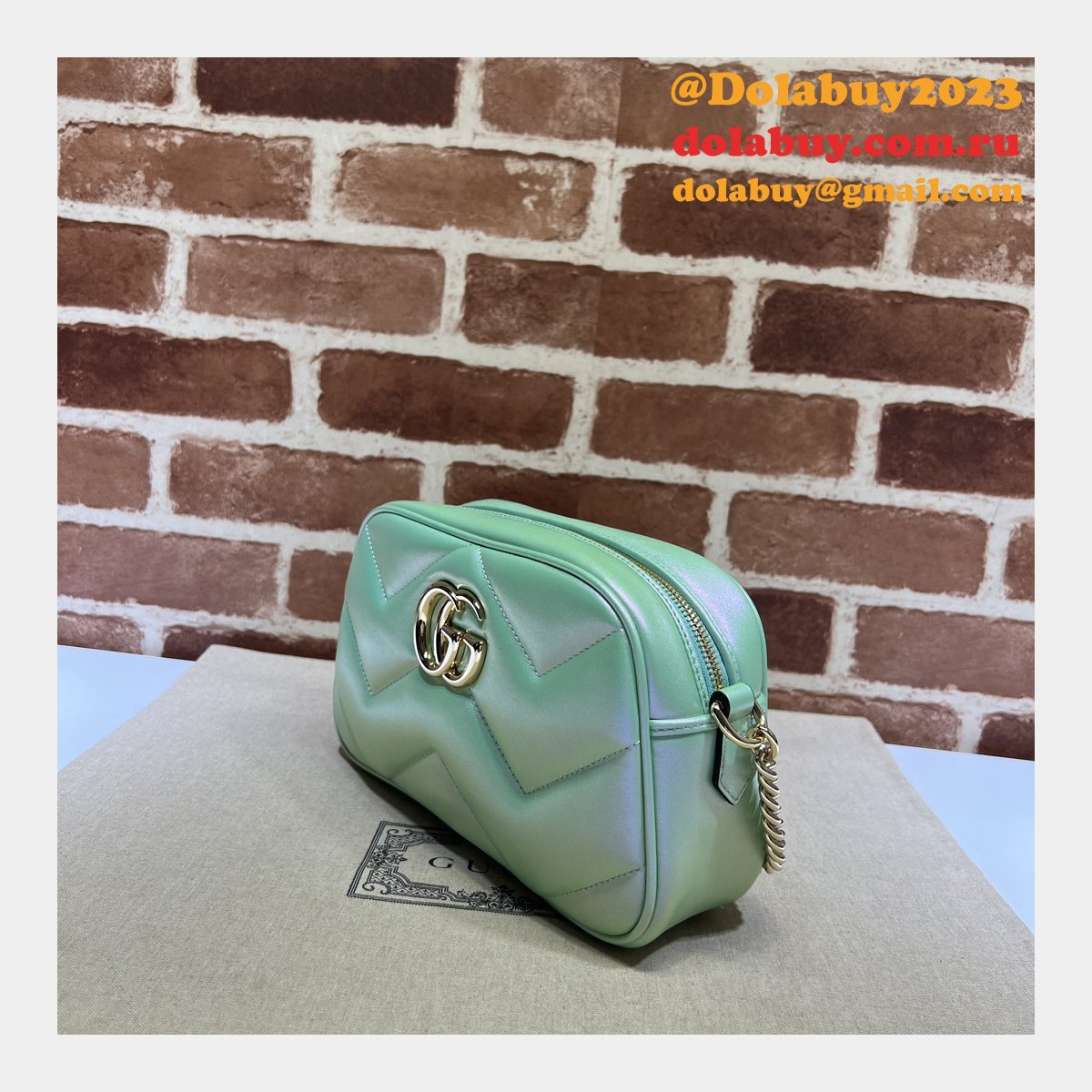 Gucci Replica GG Marmont 447632 Matelassé Shoulder Bag