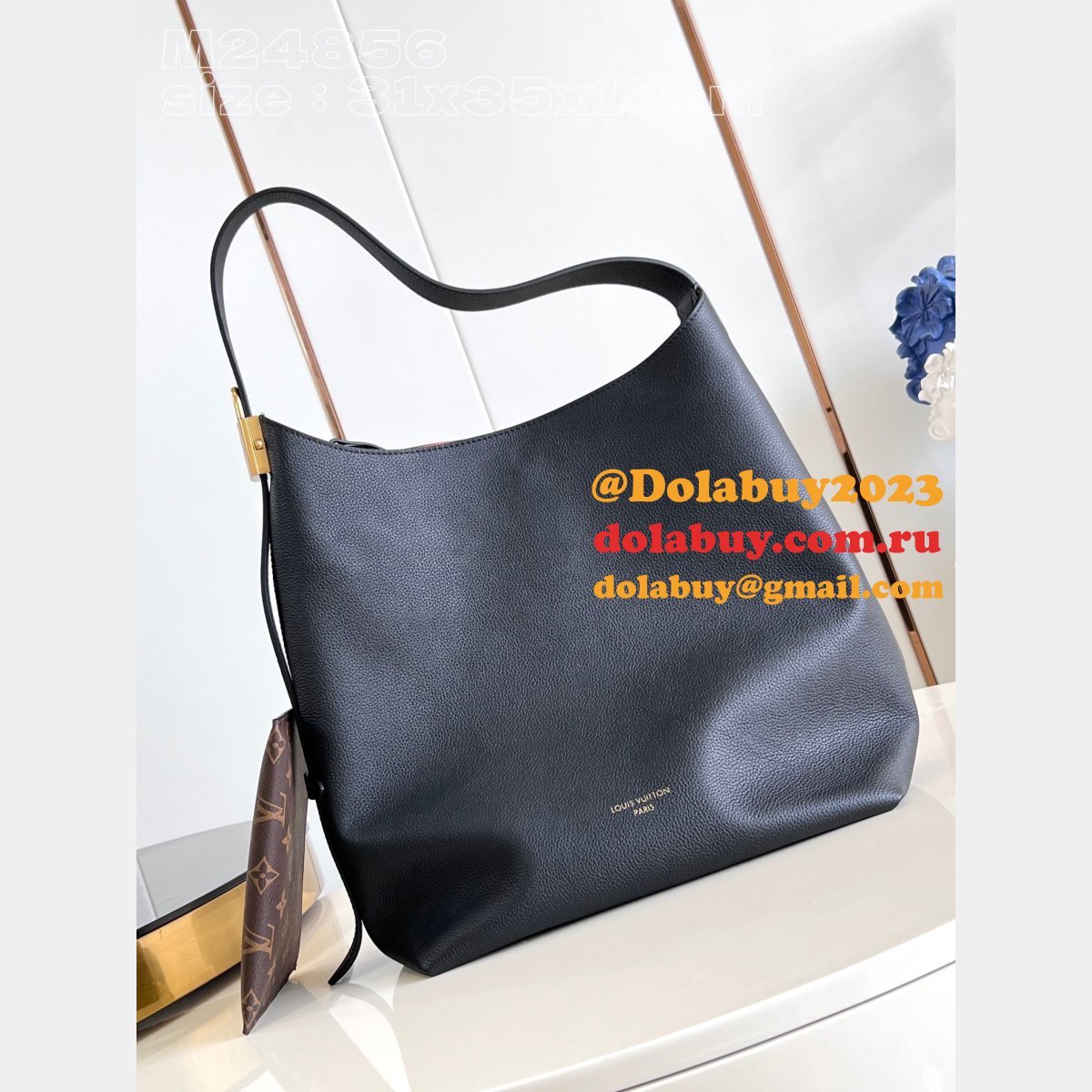 Luxury Louis Vuitton Low Key Hobo MM M24856 High Replicas Bag
