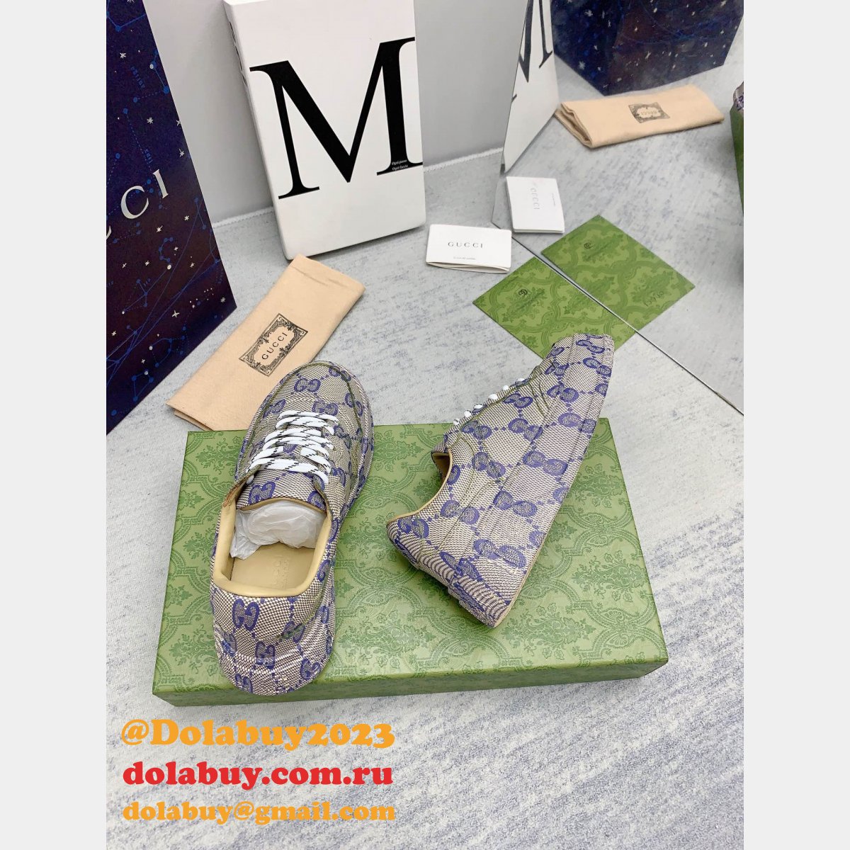 Designer Replica Gucci Biscuit Classic Presbyopia Shoes