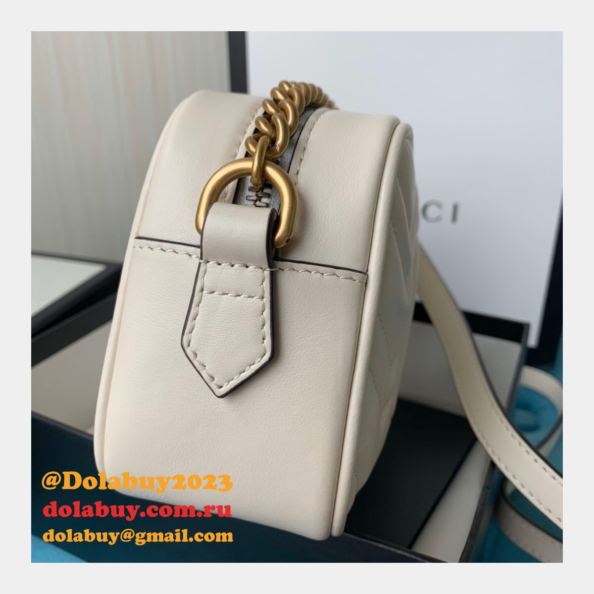 Gucci Replica GG Marmont matelassé mini 448065 bag