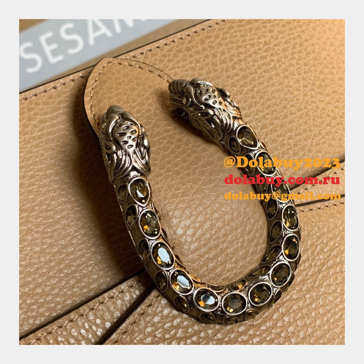 Best Gucci Replica 400249 Dionysus GG Shoulder Brown Bag