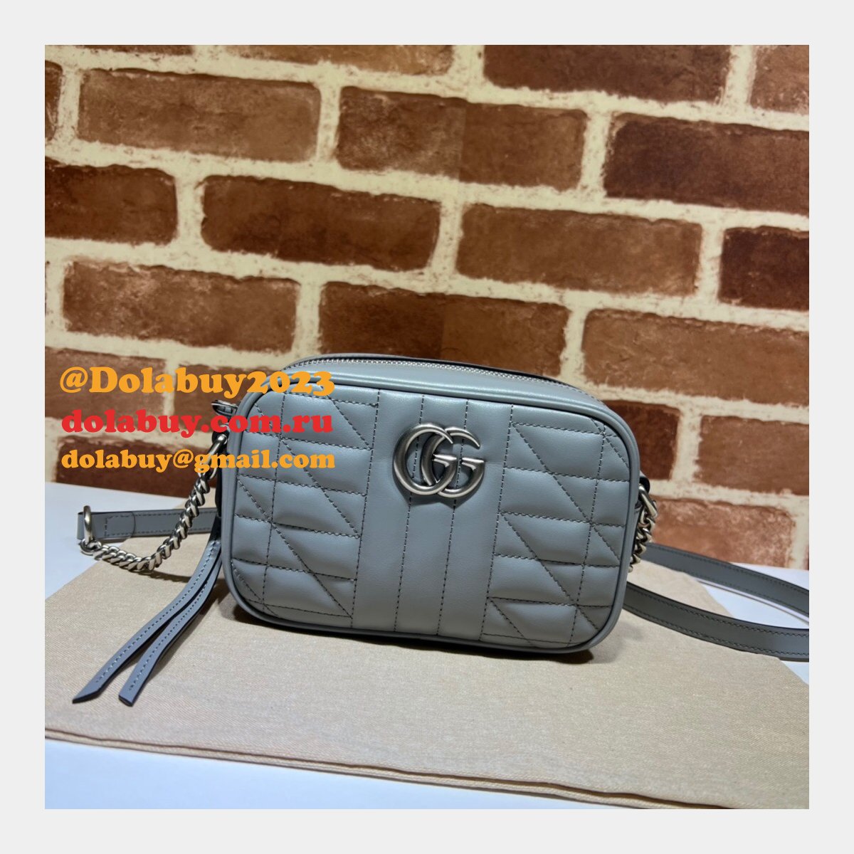 Lovely Gucci Designer Replica GG Marmont mini shoulder 634936 bag