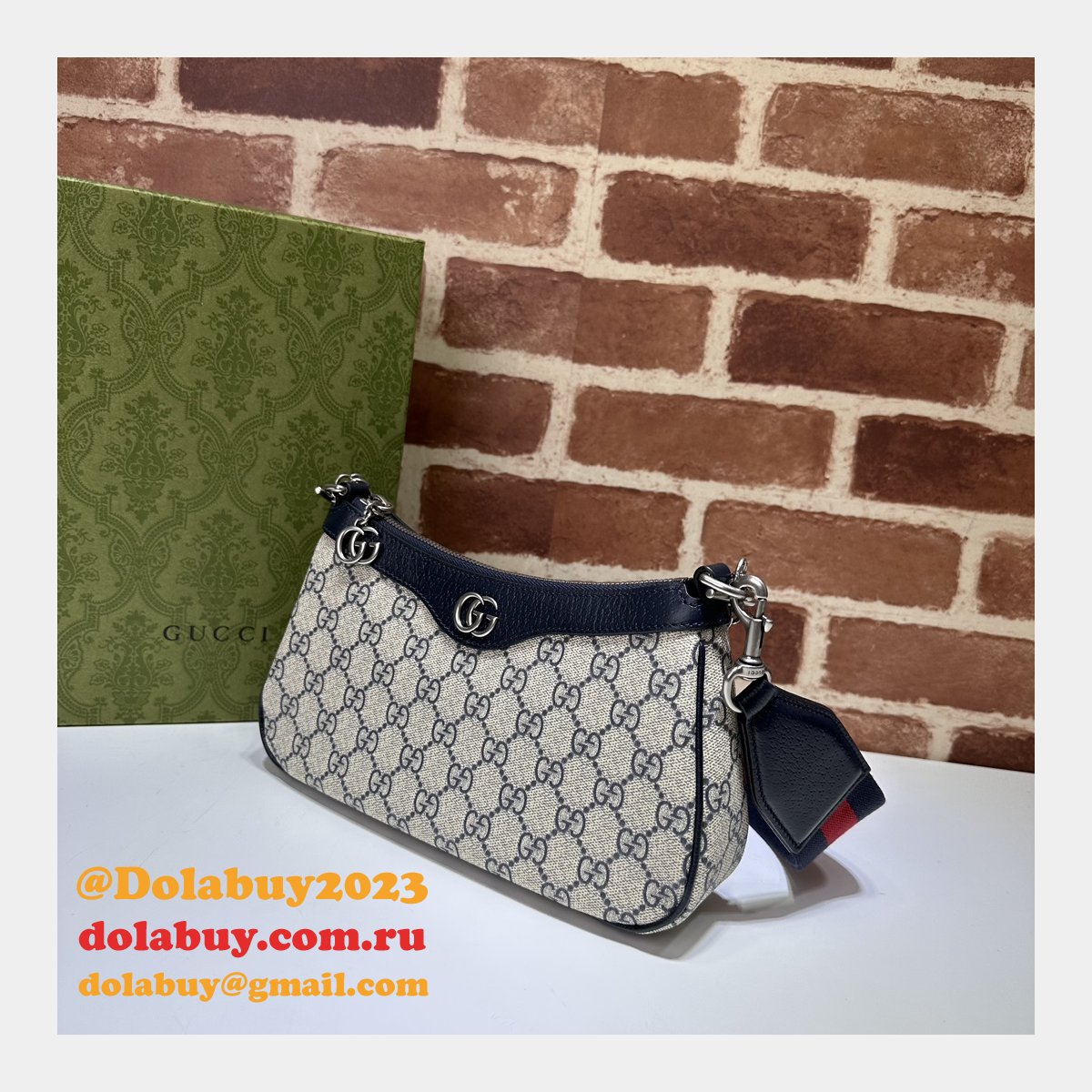 High Quality Duplicate Ophidia Crossbody GG Small 735132 Gucci Handbag