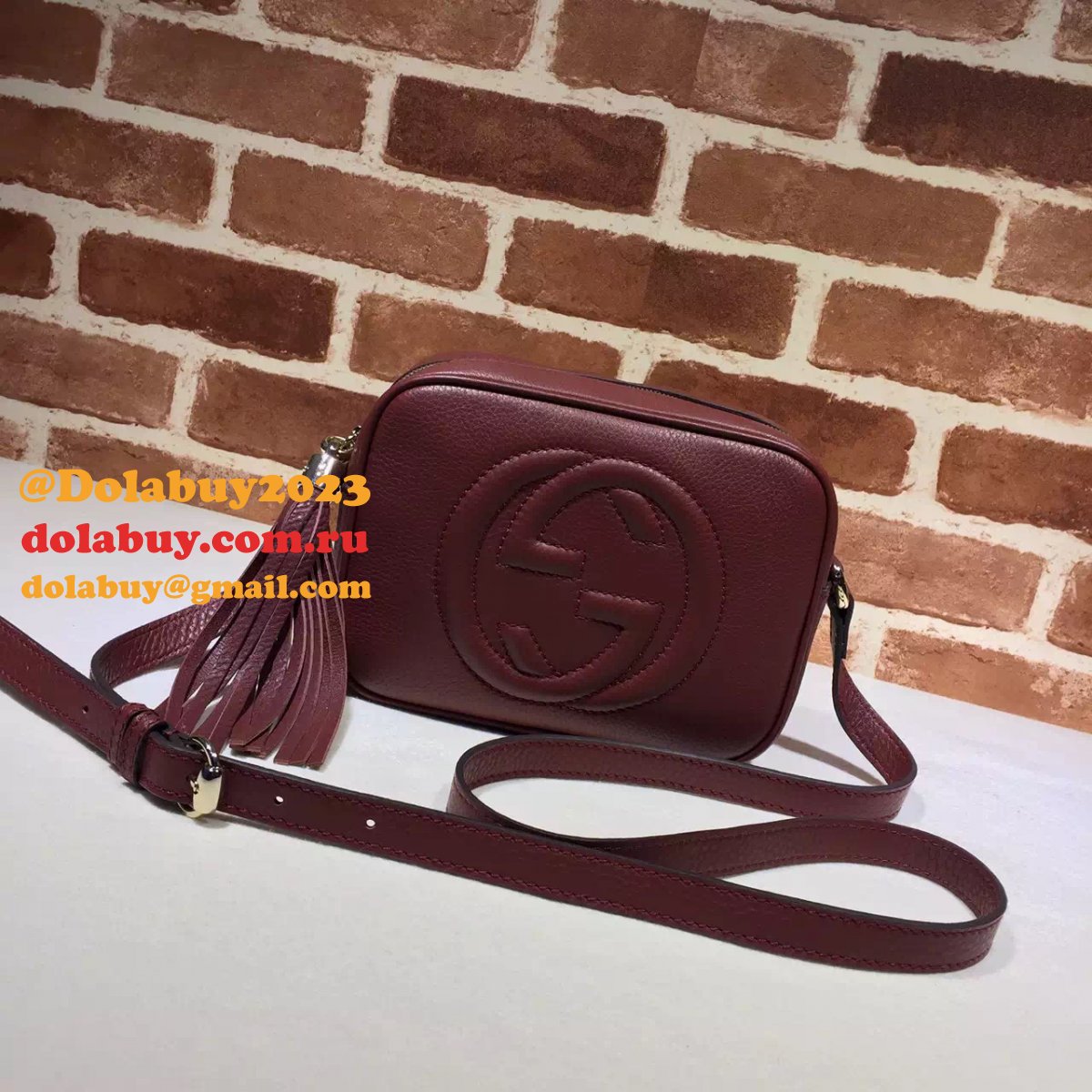 AAA+ Gucci Replicas Soho small leather disco 308364 bag