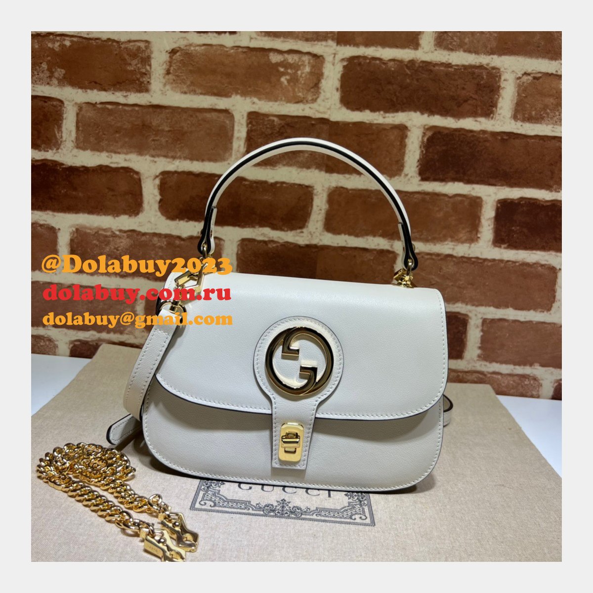 High Quality Gucci Blondie Top-handle 735101 Designer Bag