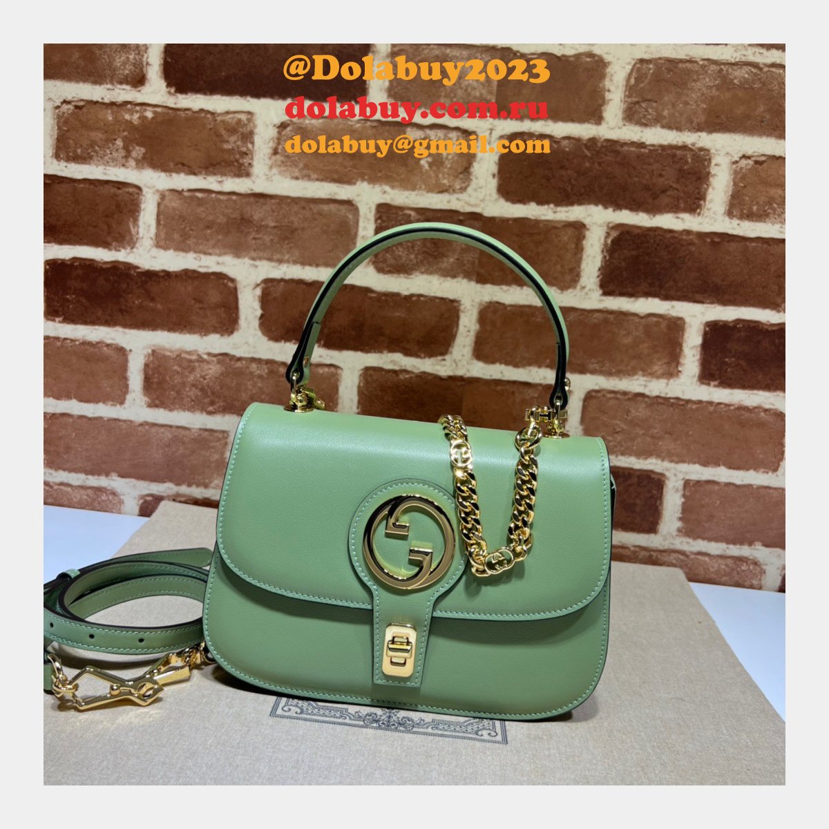 High Quality Gucci Blondie Top-handle 735101 Designer Bag