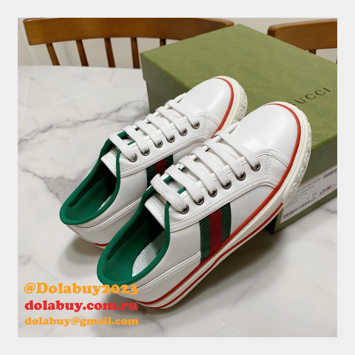Gucci High Quality Replica GU7 1977 Canvas Perfect Shoes