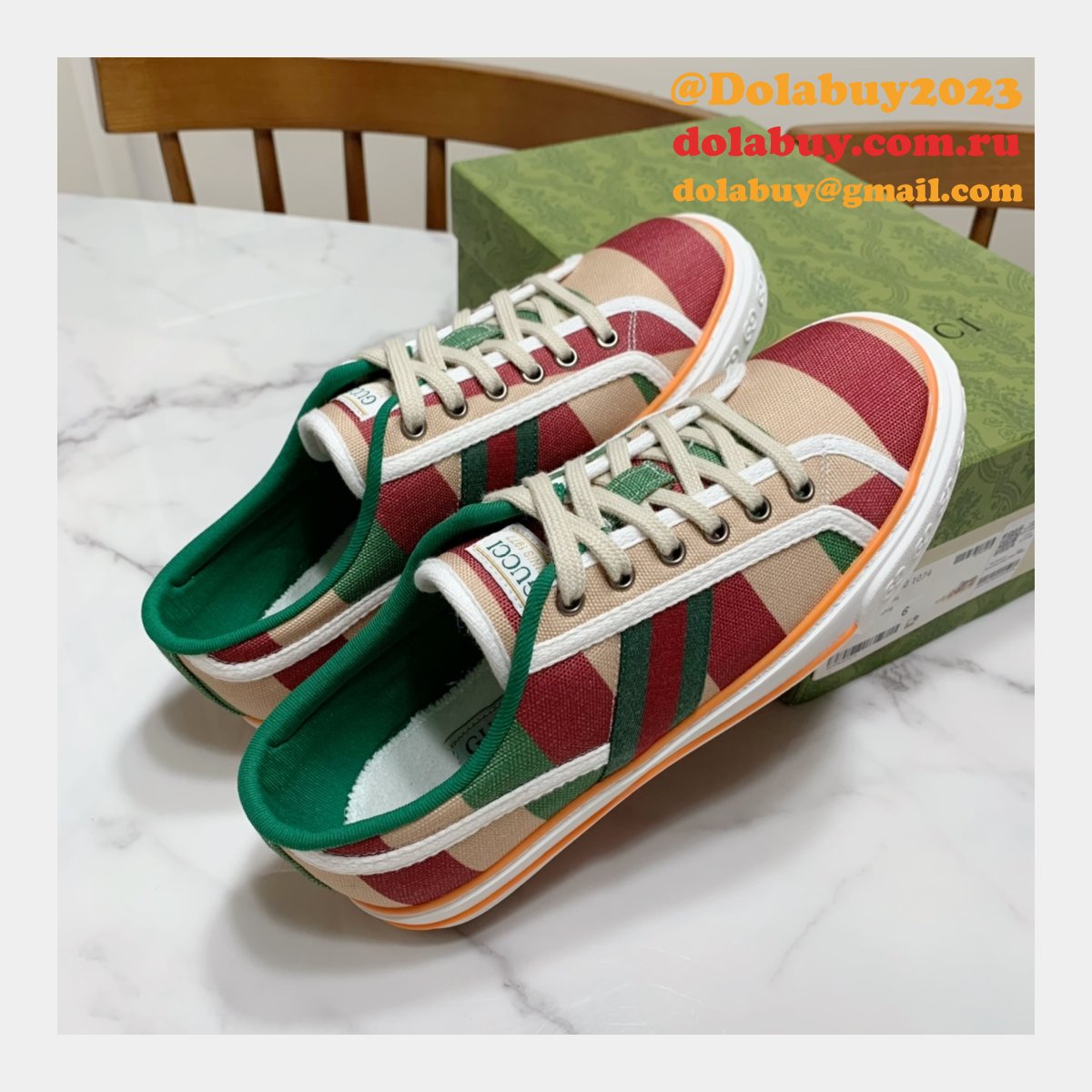 Replica Gucci Canvas Shoes 1977 Series Women/Men Quality For Sale