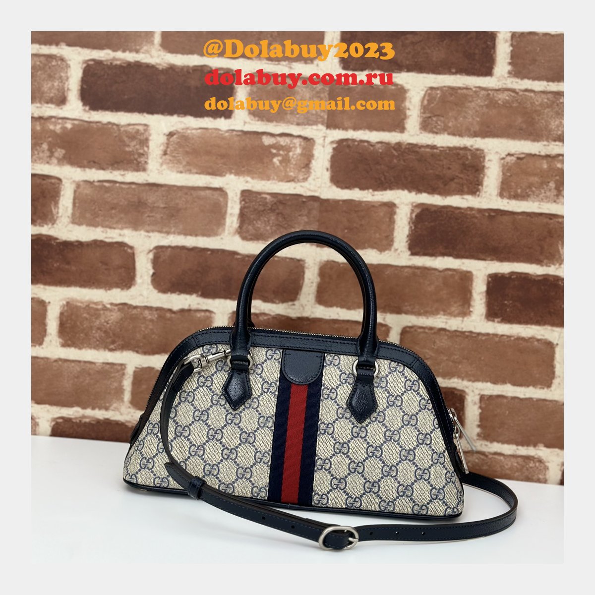 Luxury Gucci 795249 Ophidia Shoulder Top Handle Duplicate Bag