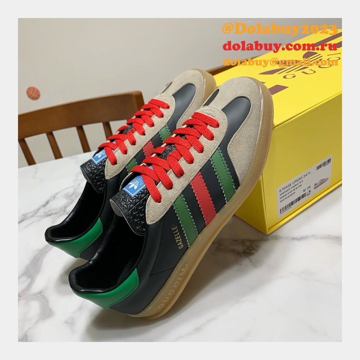 Duplicate Gucci X Adidas Shamrock Joint Skate Men/Women Shoes