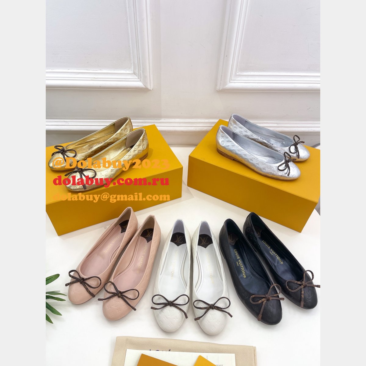 Top Quality LOUIS VUITTON Nina Flat Ballerina