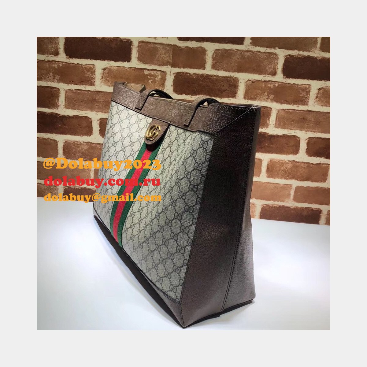AAA+ Gucci Soft GG Supreme Replica 547947 Ophidia Tote