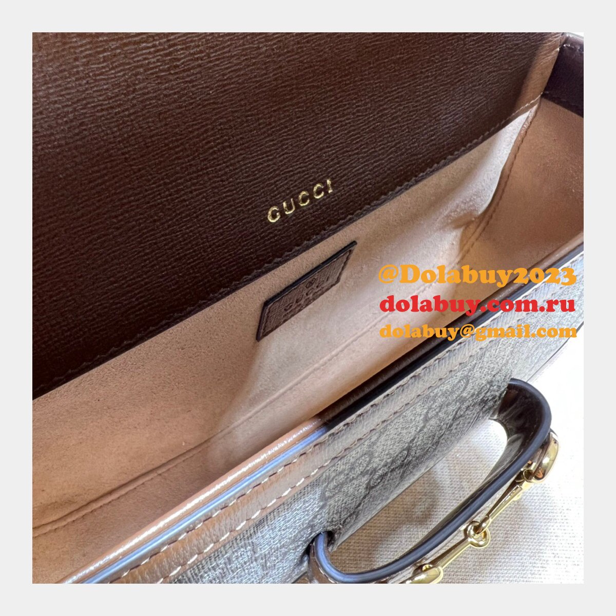 Gucci Designer Horsebit 1955 Shoulder Chain 735178 7 Star Bag