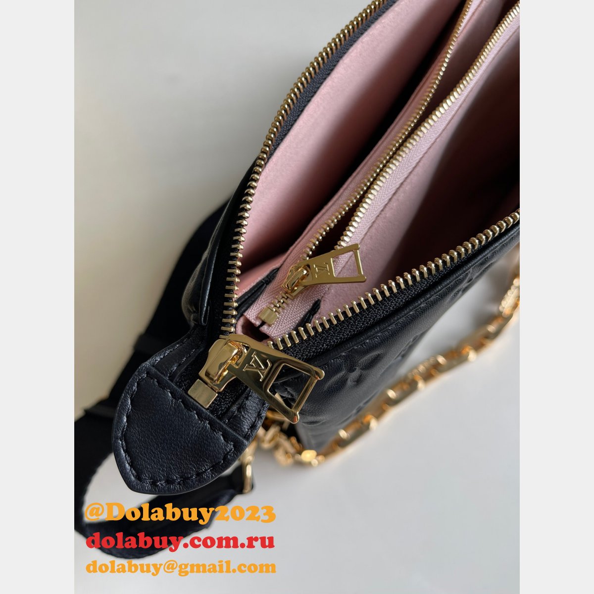 Louis Vuittons Coussin PM Other Leathers M57790 Black or Cream