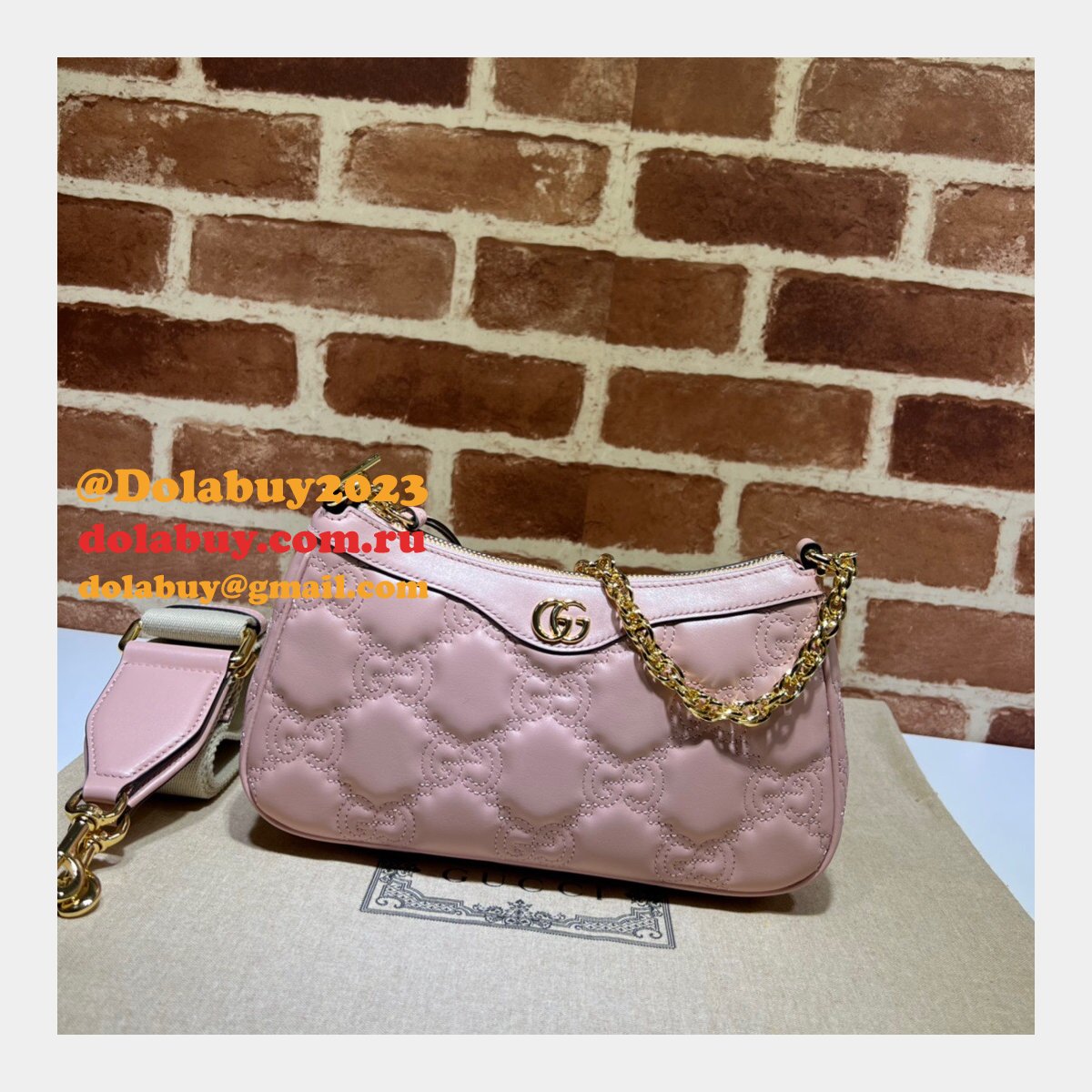 Best Gucci GG AAA+ Matelassé Luxury 735049 Handbag